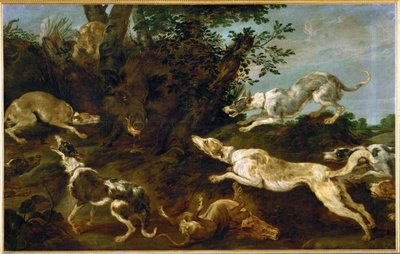 Caza del jabalí de Paul de Vos