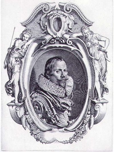 Autorretrato, grabado por Simon de Passe (1595-1647) 1622 de Paul van (after) Somer