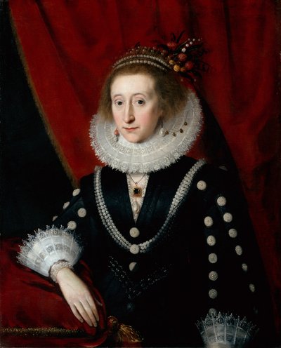 Retrato de una Dama que se cree es Lucy Harington de Paul van (circle of) Somer