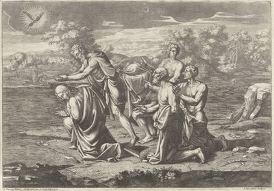 Bautismo de Cristo en el Jordán de Paul van Somer (II)