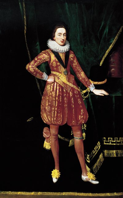 Carlos I como príncipe de Gales, c. 1617 de Paul van Somer
