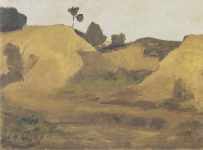 Landschaft am Weyerberg de Paula Modersohn-Becker