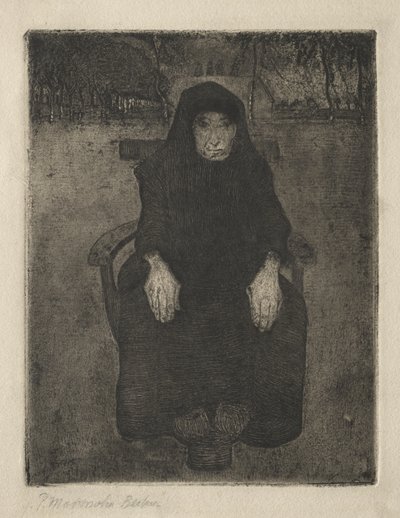 Seated Old Woman de Paula Modersohn-Becker