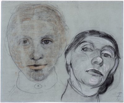 Dos cabezas de Paula Modersohn-Becker