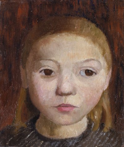 Cabeza de una niña de Paula Modersohn Becker
