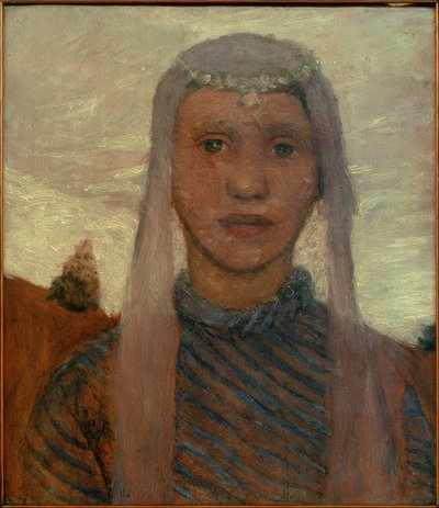 Niña con velo de Paula Modersohn Becker