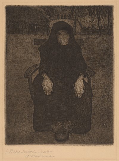 Anciana sentada de Paula Modersohn Becker