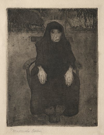 Seated Old Woman de Paula Modersohn Becker