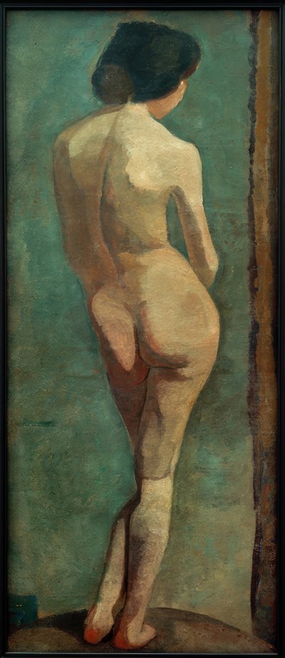 Desnudo femenino de pie de espaldas de Paula Modersohn Becker