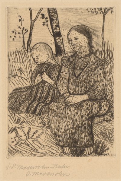 Dos chicas campesinas de Paula Modersohn Becker