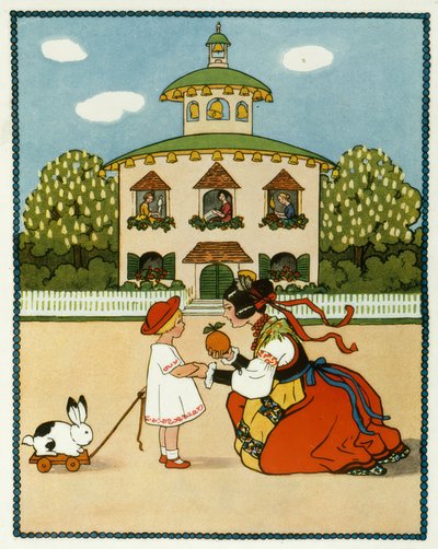 (...) En Roma hay una casa de campanas / Tres hermosas doncellas miran afuera (...) de Pauli Ebner