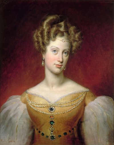Princesa Carolina de Nápoles y Sicilia 1798-1870, duquesa de Berry de Paulin Guérin
