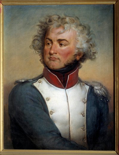 Retrato de Jean Baptiste Kleber, teniente coronel del 4º Batallón del Alto Rin de Paulin Jean Baptiste Guerin