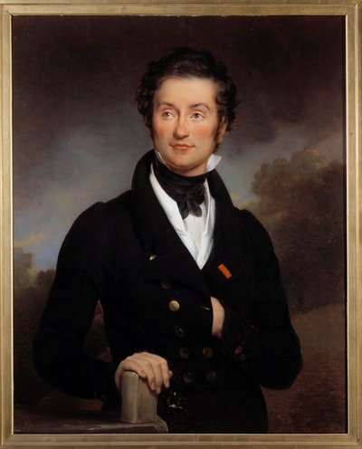 Retrato del escritor Charles Nodier de Paulin Jean Baptiste Guerin