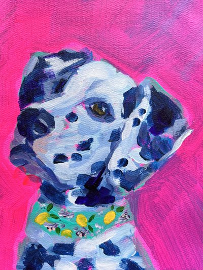 Cachorro de dálmata juguetón de Pauline Wegman | Key and Sea Creative
