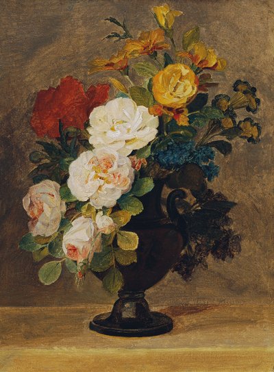 Ramo en florero antiguo de Pauline von Koudelka Schmerling