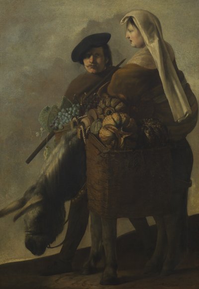 Recolectores de frutas, c.1650 de Paulus Bor