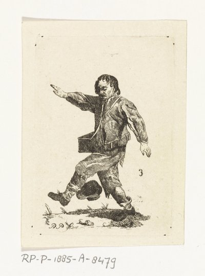 hombre corriendo de Paulus Charles Gerard Poelman