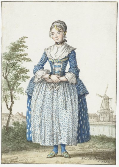 chica de holanda del norte de Paulus Constantijn la Fargue