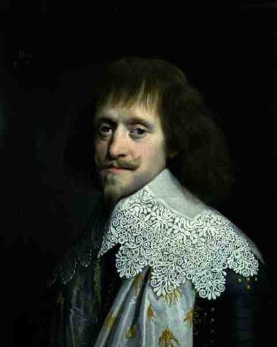 Retrato de un Caballero con un Collar de Encaje Alto de Paulus Moreelse