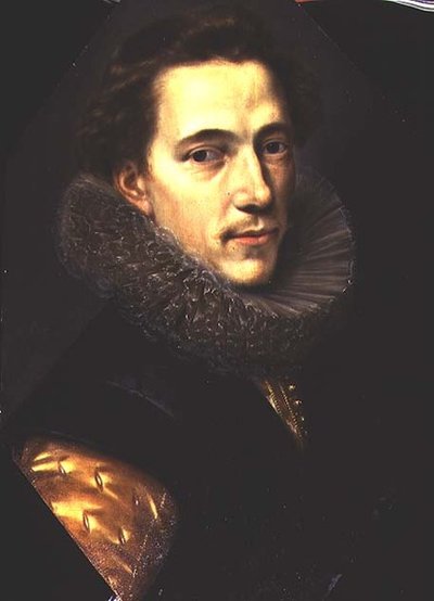 Retrato de un hombre con gorguera de Paulus Moreelse