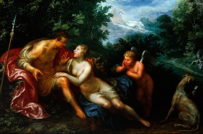 Venus y Adonis de Paulus Moreelse