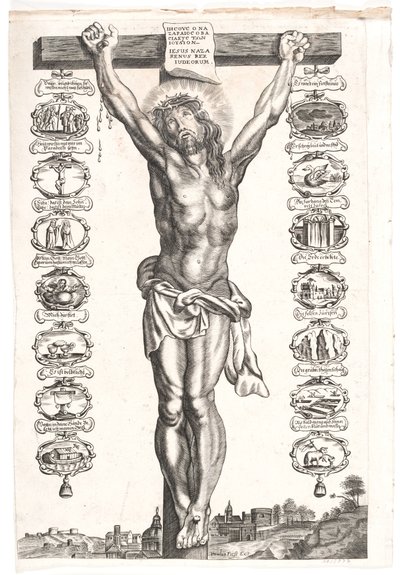 Cristo en la cruz de Paulus Pontius