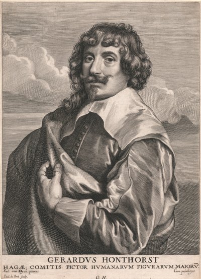 Gerardus Honthorst, Comitis Pictor Humanarum Figurarum Majoru de Paulus Pontius