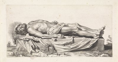 Cuerpo de Cristo muerto de Paulus Pontius