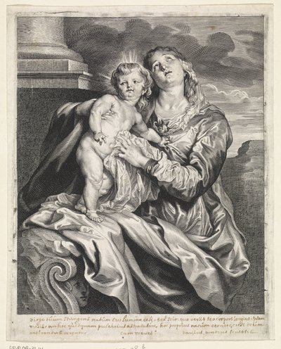 María con el Niño Jesús de Paulus Pontius