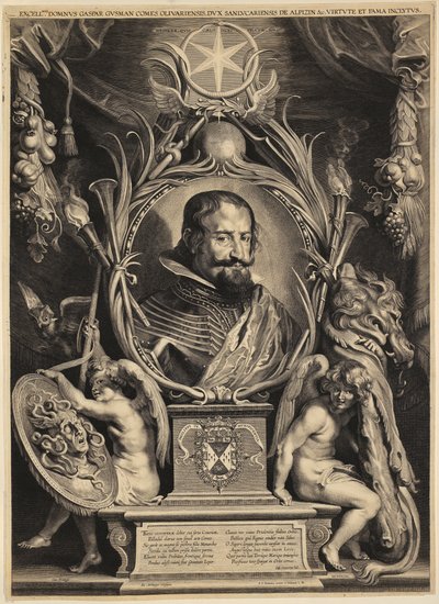 Retrato de Gaspar de Guzmán, conde de Olivares de Paulus Pontius