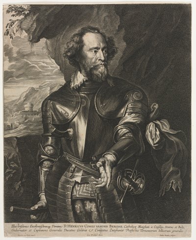 Retrato de Henry, Conde van den Berghe de Paulus Pontius