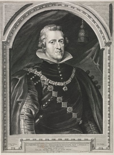 Retrato de Felipe IV de Paulus Pontius