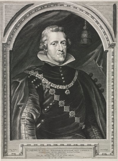 Retrato de Felipe IV de Paulus Pontius