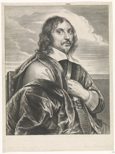 Retrato del pintor Jan Davidsz. el hem de Paulus Pontius