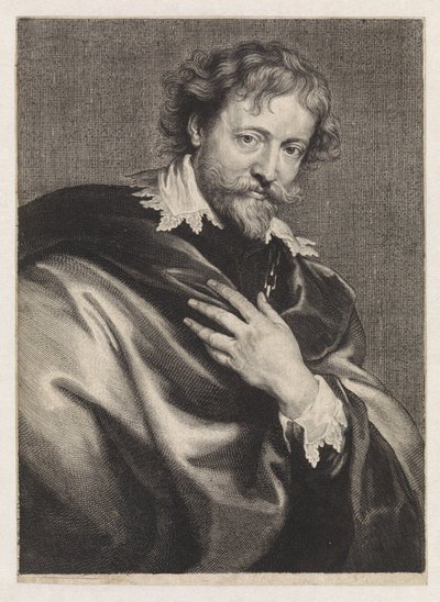 Retrato del pintor Pedro Pablo Rubens de Paulus Pontius