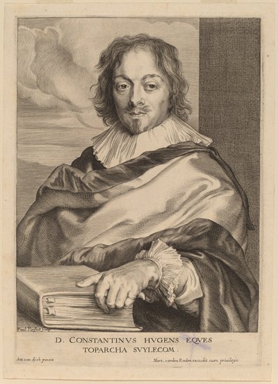Constantijn Huygens de Paulus Pontius after Sir Anthony van Dyck