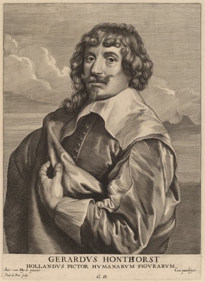 Gerrit van Honthorst de Paulus Pontius after Sir Anthony van Dyck