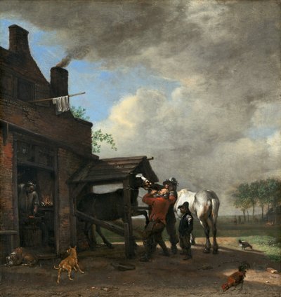 La tienda del herrador de Paulus Potter