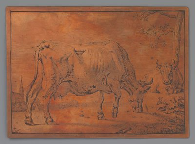 vaca pastando de Paulus Potter