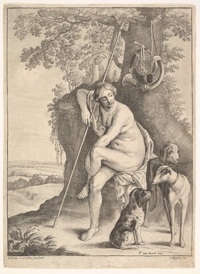 Figura Sentada de Diana la Cazadora de Paulus Potter