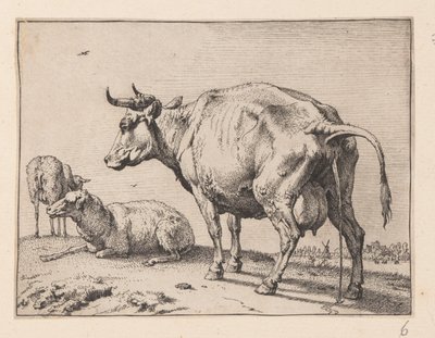 La vaca que mea, de Varios bueyes y vacas de Paulus Potter