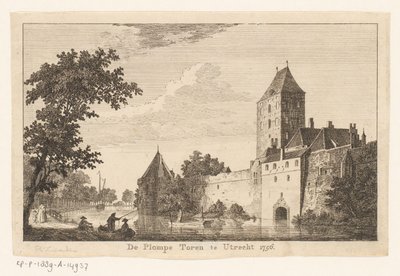 Vista del Plompe Toren en Utrecht, 1756 El Plompe Toren en Utrecht 1756 (título sobre objeto) de Paulus van Liender