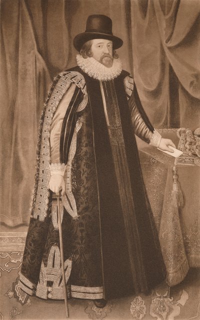 Francis Bacon, Vizconde de St. Albans, c1600, 1904 de Paulus van Somer