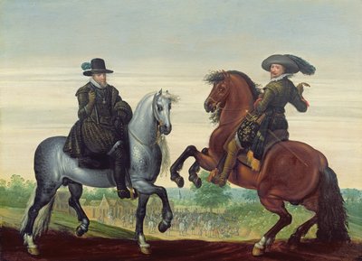Maurits (1567-1625) y Frederik Hendrik (1584-1647) de Nassau, Príncipes de Orange de Pauwels van Hillegaert