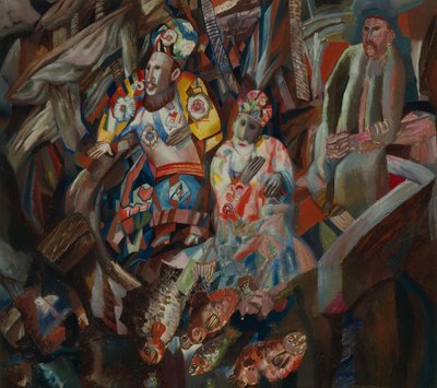 Este y Oeste, 1912-1913 de Pavel Nikolayevich Filonov