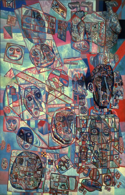 El hombre en el mundo, 1925 de Pavel Nikolayevich Filonov