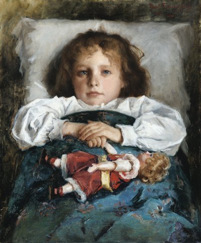 Niño con una muñeca de Pavel Petrovic Trubetskoy