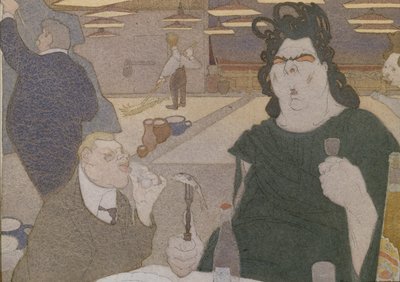 Caricatura de Fyodor Shalyapin de Pavel Yegorovich Shcherbov