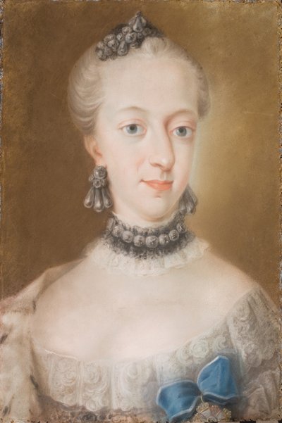 Retrato de Juliane Marie 1729-1796, Reina de Dinamarca y Noruega de Peder Als